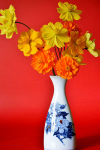 Close-up of flowers in vase