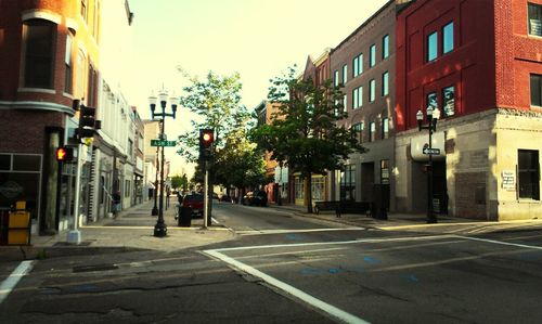 View of city street