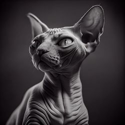 black and white