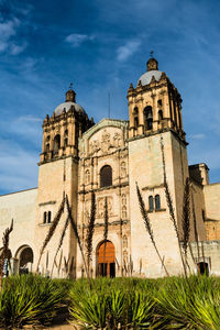 Low angle view of historic building against sky