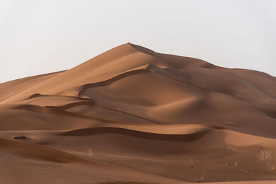 View from nature and landscapes of dasht e lut or sahara desert. middle east desert