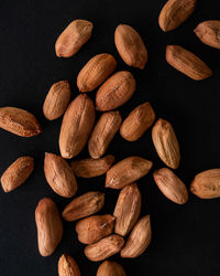 Close-up of almonds on table