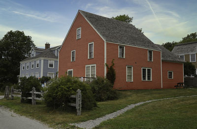 Houses against sky