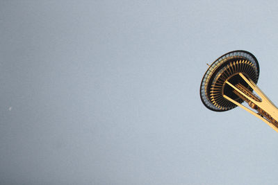 Low angle view of building against clear sky