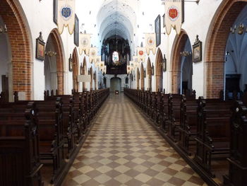 Panoramic view of cathedral and buildings