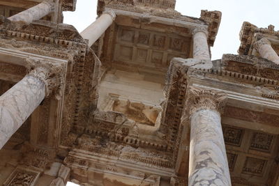 Low angle view of historical building