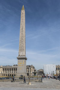 Obelisk in place de la concorde in paris