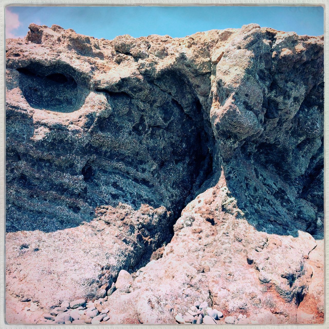 VIEW OF ROCK FORMATION