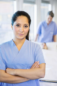 Portrait of doctor in hospital