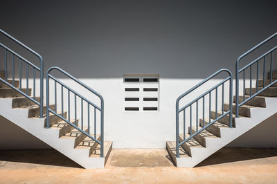 Staircase against sky