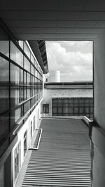 Staircase in modern building