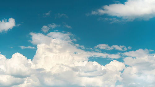 Low angle view of clouds in sky