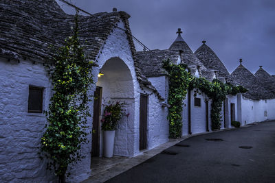 Exterior of historic building against sky