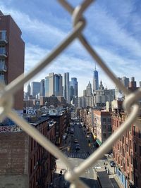 New york city view from manhattan bridge