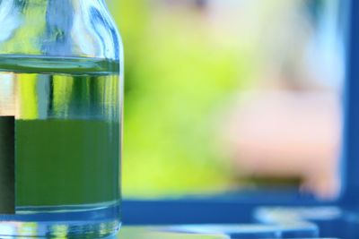 Close-up of drink on table