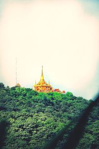 View of temple against the sky