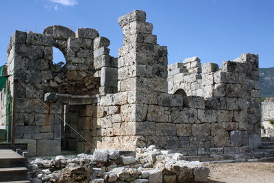 Old ruins of building