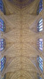 Low angle view of ceiling