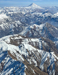 Alborz mountains and damavand