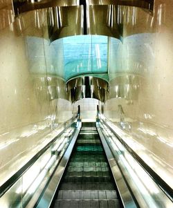 View of railroad station platform