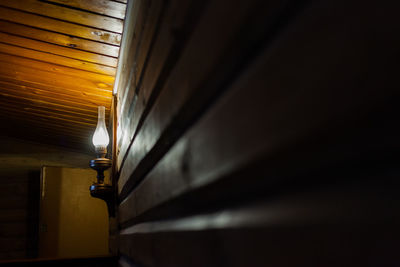 Low angle view of ceiling