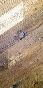 Full frame shot of wooden table