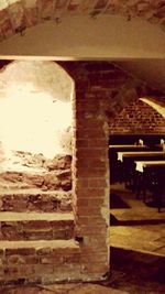 Interior of old building