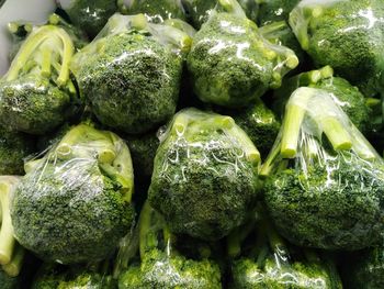 Full frame shot of vegetables at market stall