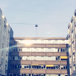 Low angle view of building against sky