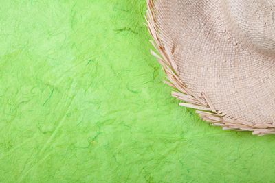 Close-up of wicker basket