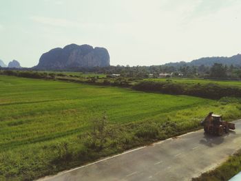 Scenic view of landscape against sky