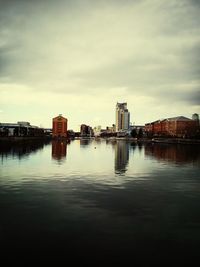 River with buildings in background