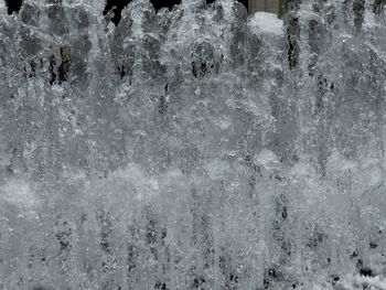 Full frame shot of frozen water