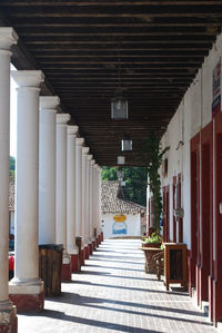 Corridor of building