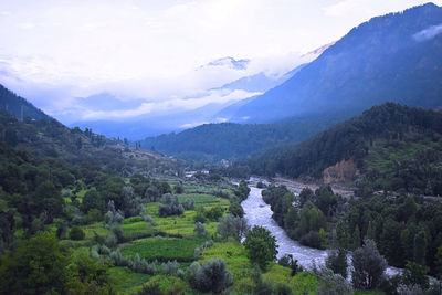A beautiful photograph of landscape at kashmir valley india.
