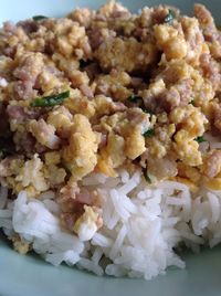 Close-up of food in plate