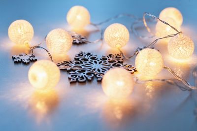 Close-up of christmas decoration