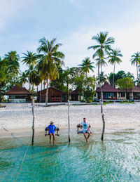 People on beach