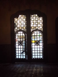 Built structure with windows