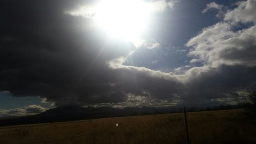 Scenic view of cloudy sky