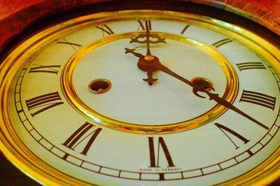 Close-up of clock