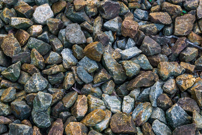 Full frame shot of stones