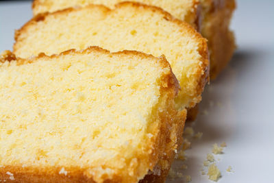 Close-up of cake in plate
