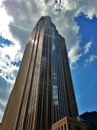 Low angle view of modern office building