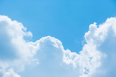 Low angle view of clouds in sky