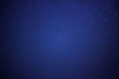 Low angle view of stars in sky