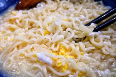 Close-up of pasta in bowl