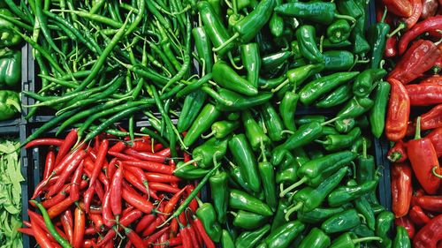 Full frame shot of vegetables for sale