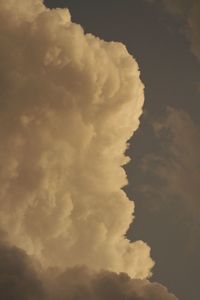 Low angle view of clouds in sky