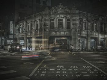 View of building at night